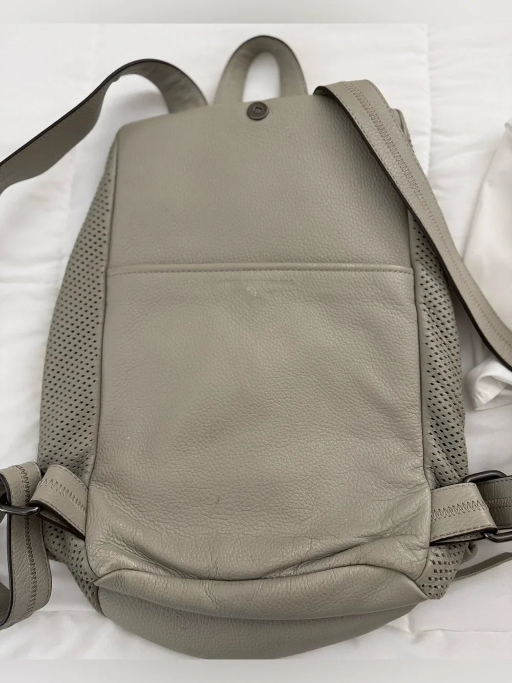 Aimee Kestenberg Leather Cargo Gray Backpack